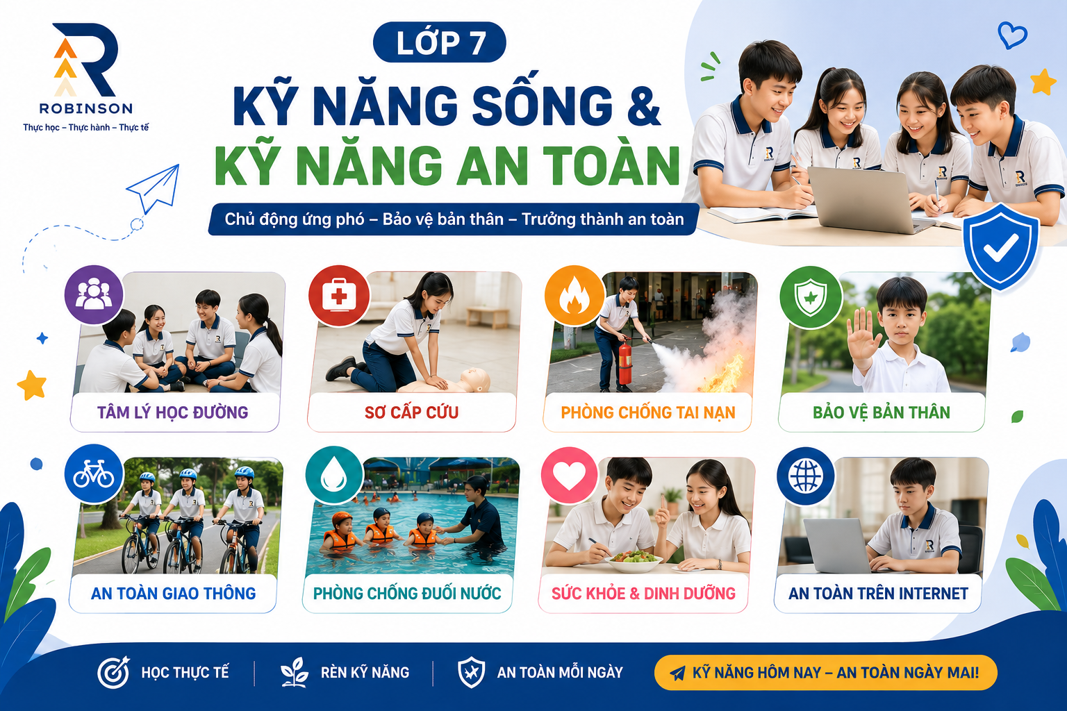 KỸ NĂNG SỐNG & KỸ NĂNG AN TOÀN – LỚP 7